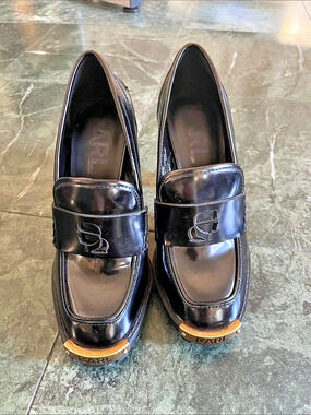 Karl Lagerfeld Black Platform Heels